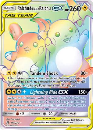 Raichu & Alolan Raichu-GX