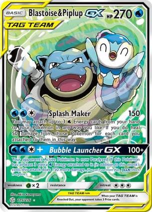 Blastoise & Piplup-GX