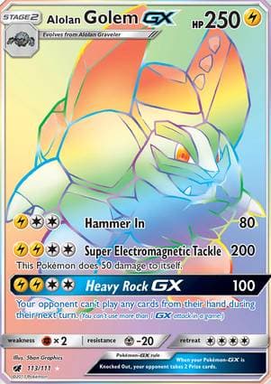 Alolan Golem-GX