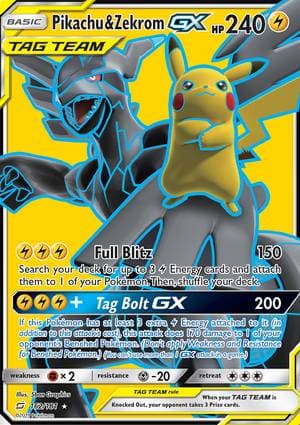 Pikachu & Zekrom-GX