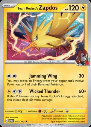 Team Rocket's Zapdos