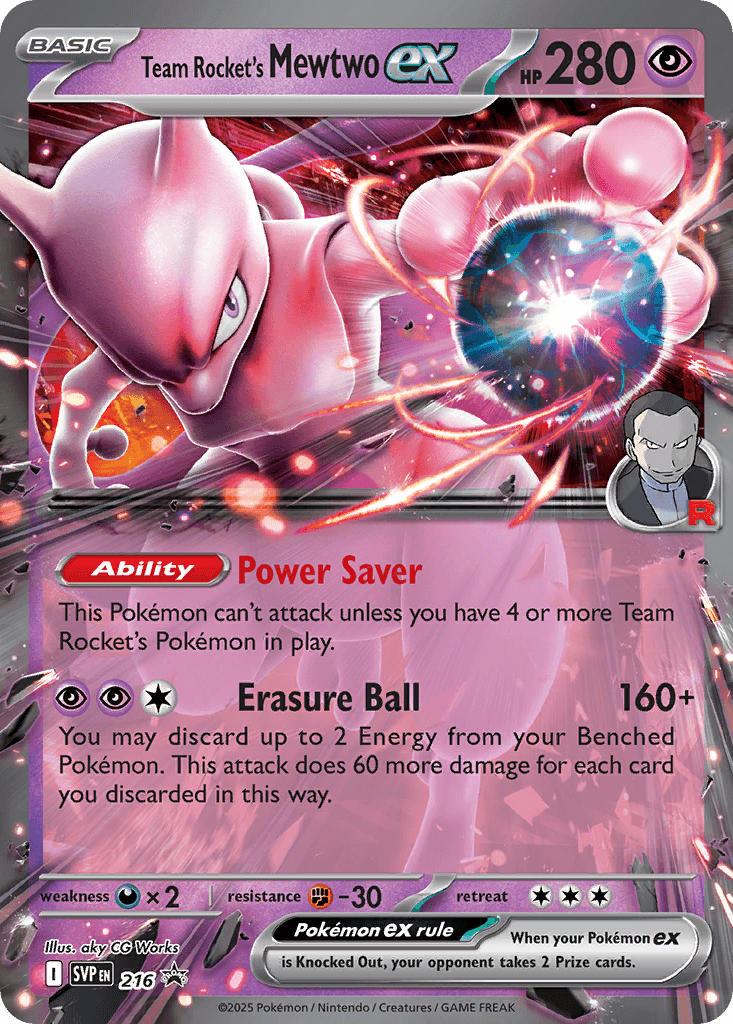 Team Rocket’s Mewtwo ex