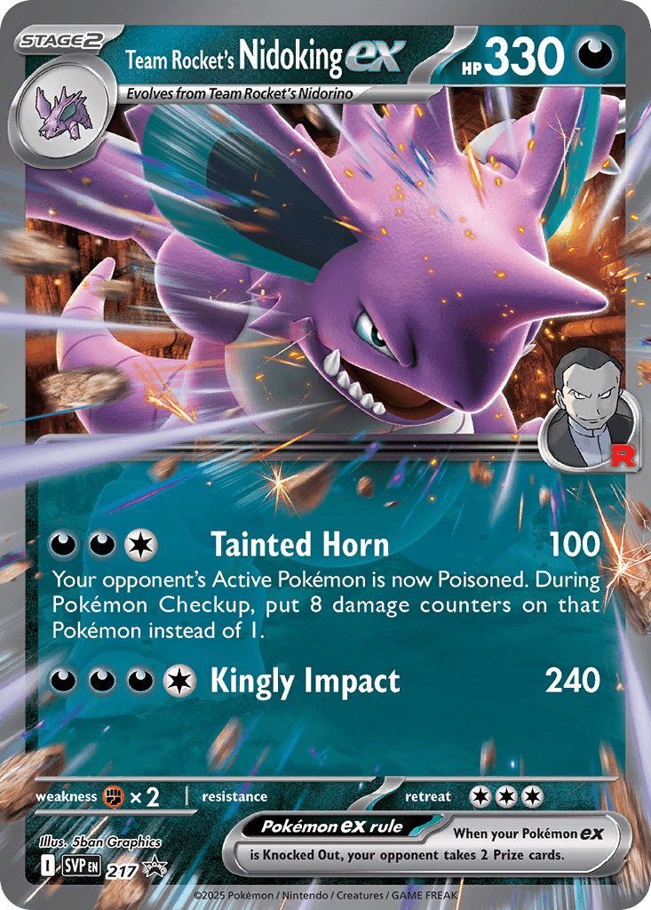 Team Rocket's Nidoking ex